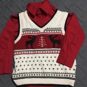 Dockers Christmas Vest Set
